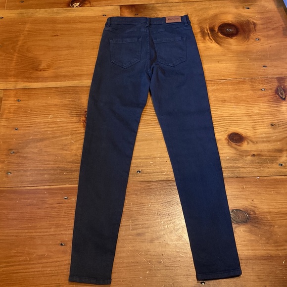 BARBOUR 2/4 Navy Essential Slim Jeggings Trousers Jeans Twill Stretch - Picture 14 of 14